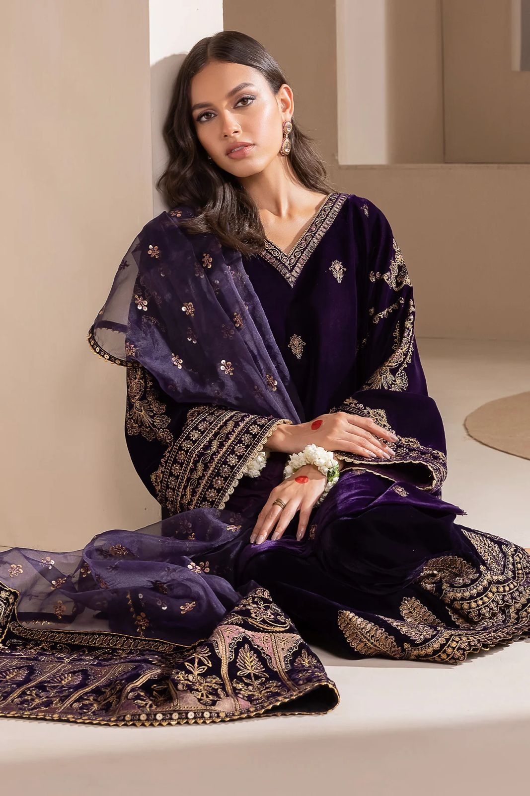 BARAQUE VELVET COLLECTION PURPLE