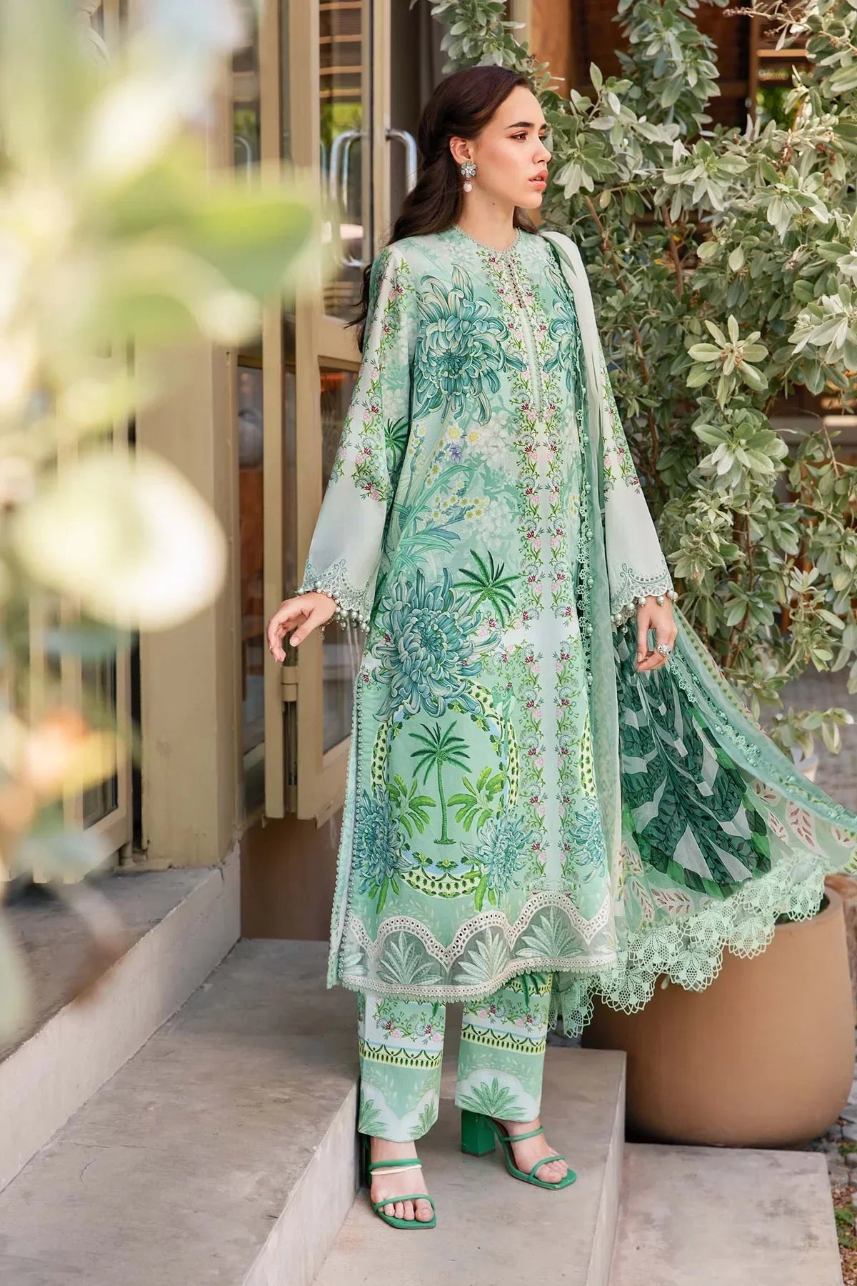 Maria.B Mprints 2025 Pure Lawn Collection -14 A