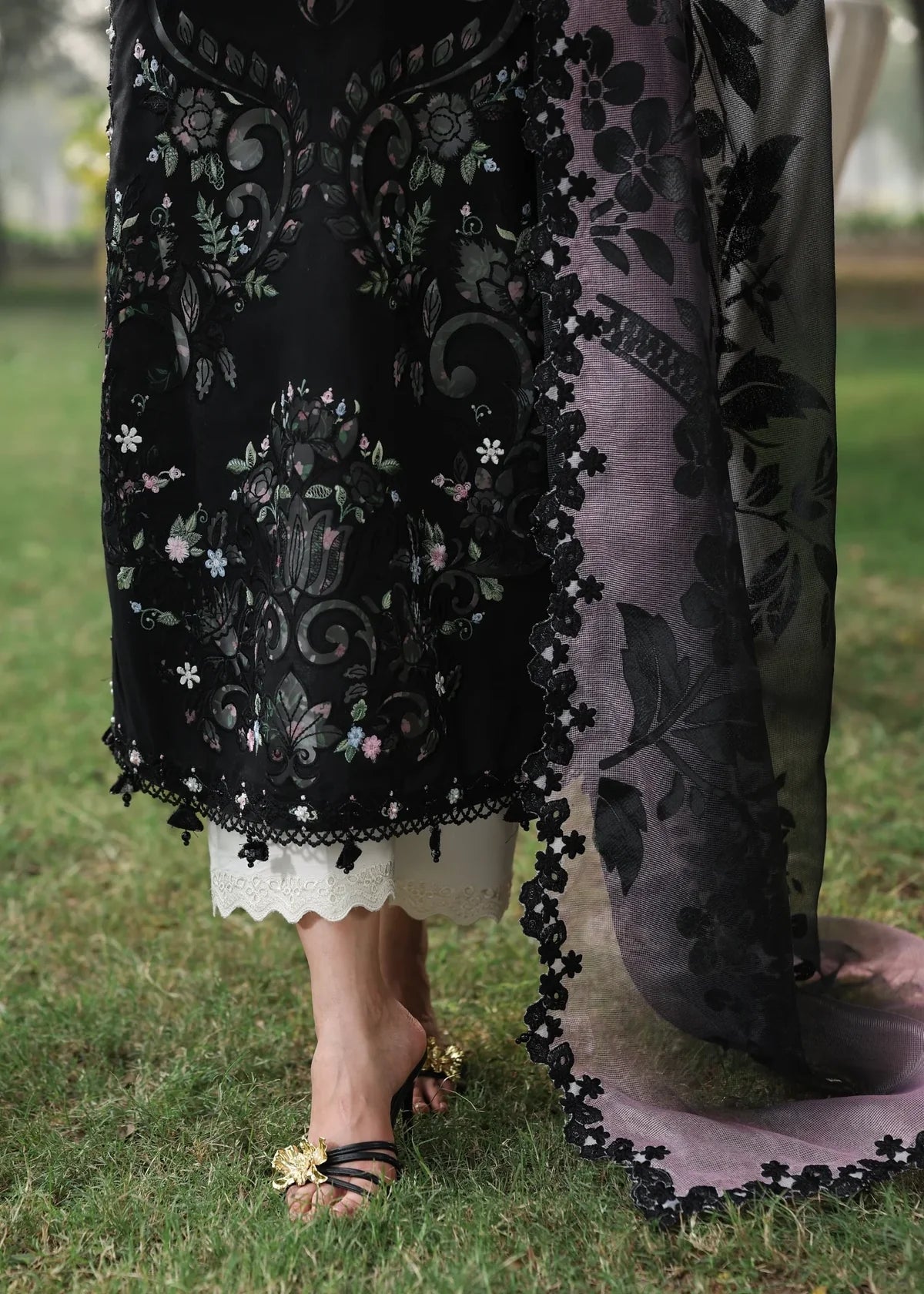 Sardinia Lawn Embroidered Luxury 3 Piece Dress