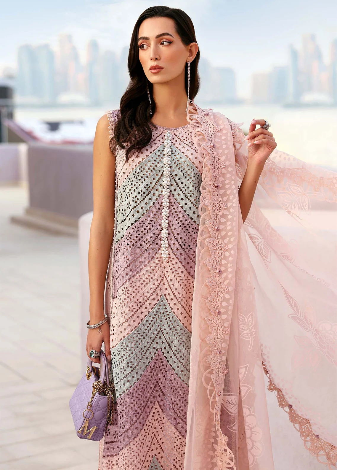 Maria B Unstitched Embroidered Luxury