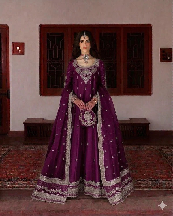 FAIZA SAQLAIN NEW PARTY WEAR MAXI
