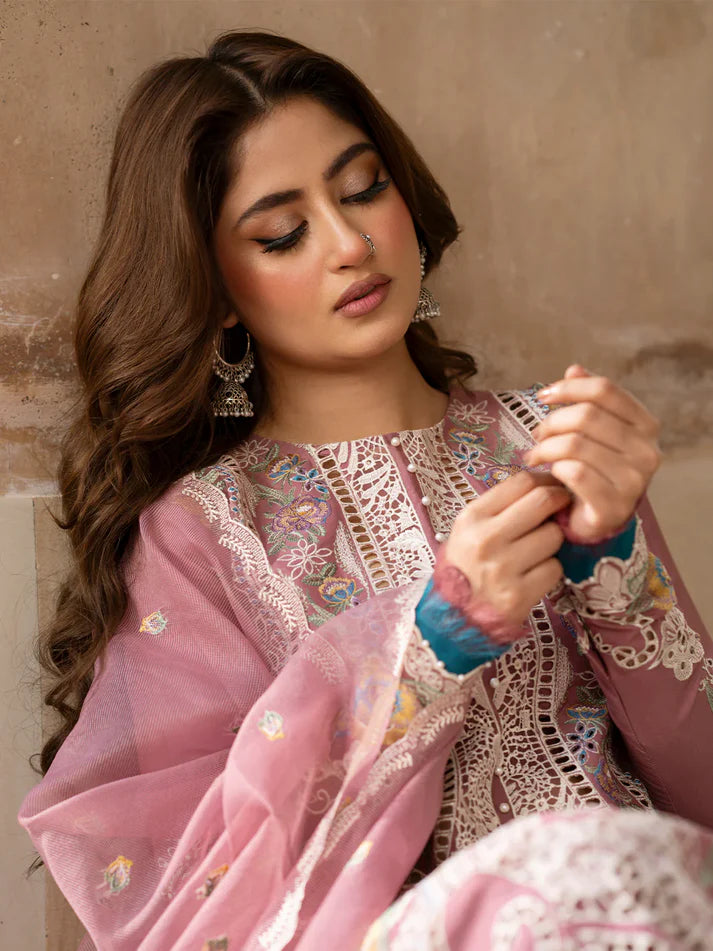 Bin Ilyas Luxury Lawn Embroidered 3 Pc Unstithced Collection