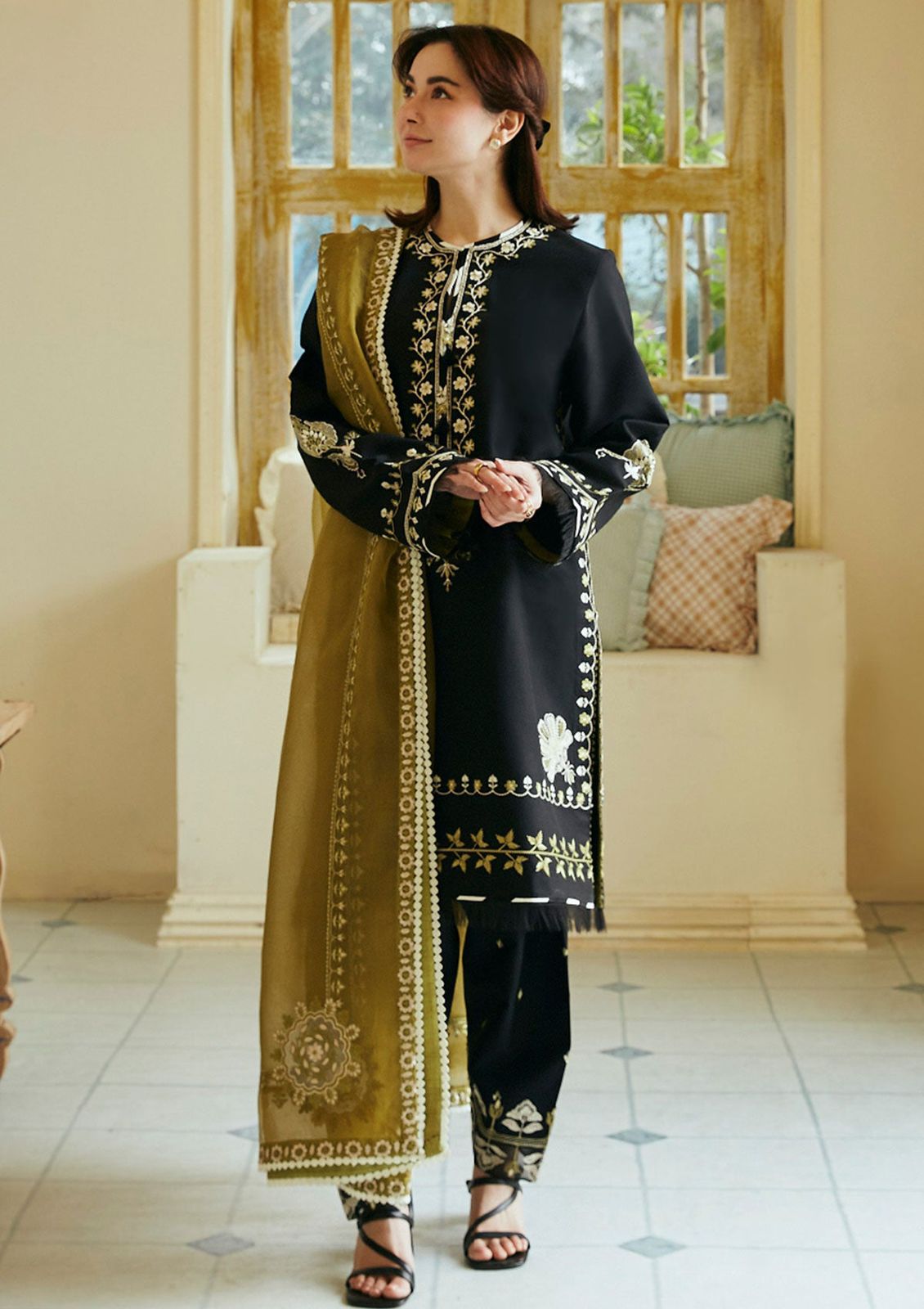 Asifa Nabeelm Embroidered Chikankari Luxury Lawn Collection