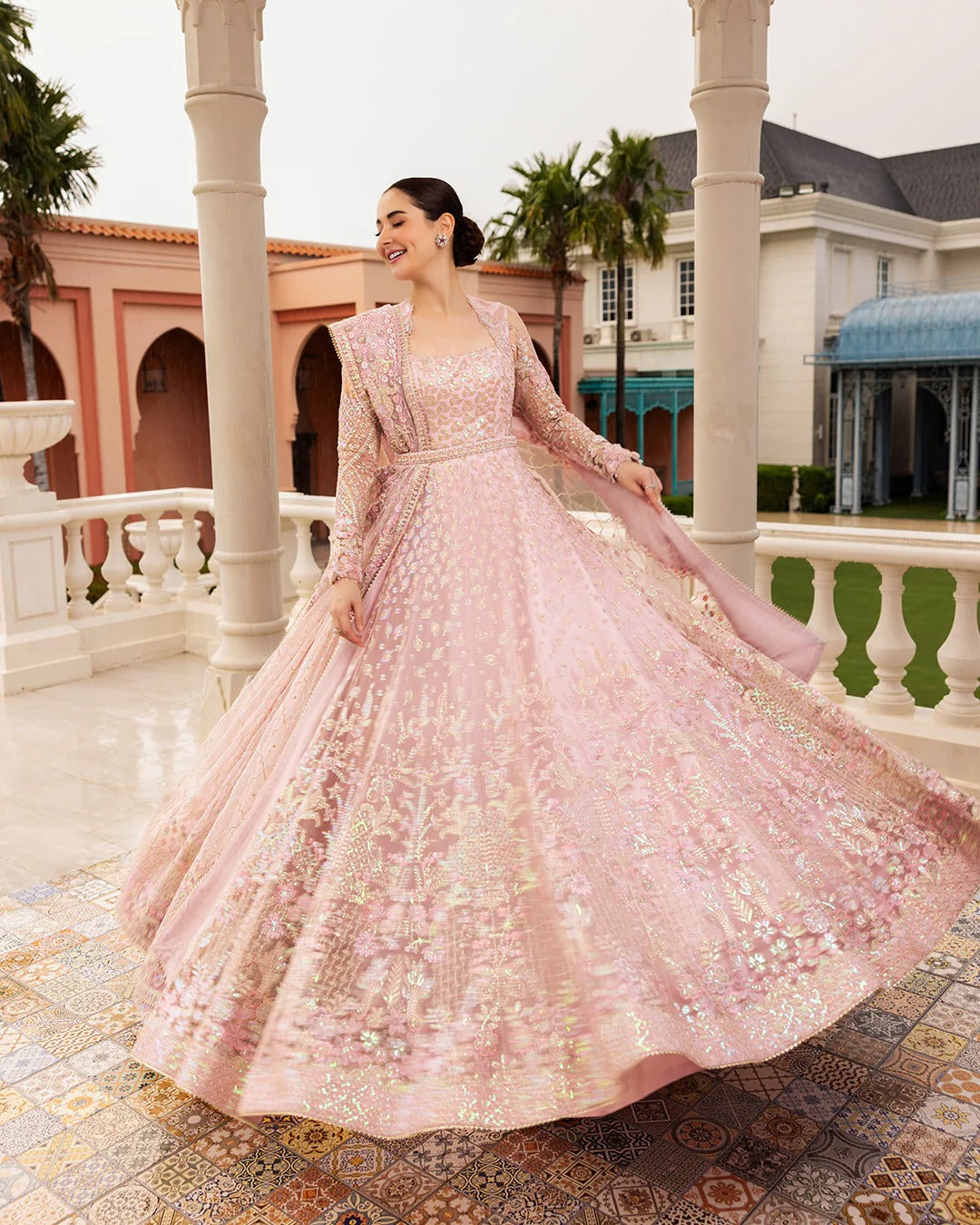 Faiza Saqlain Embroidered Formal Wedding Collection – Teapink Ruzova