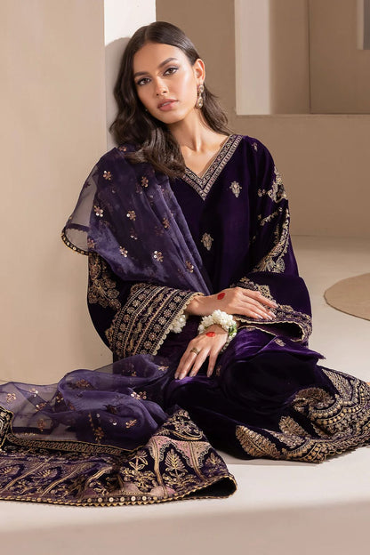 BARAQUE VELVET COLLECTION PURPLE