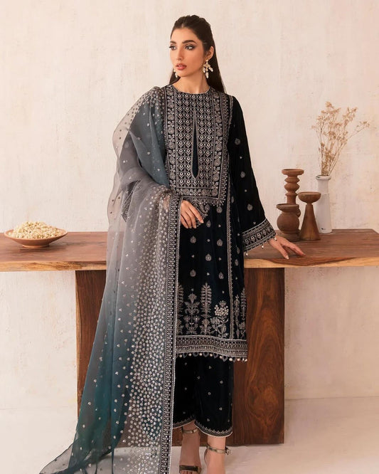 BARAQUE VELVET COLLECTION BLUE
