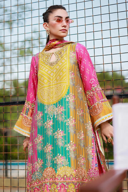 Ansab Jehangir Studio Luxury Lawn Collection - Elif Hyderabadi Multi