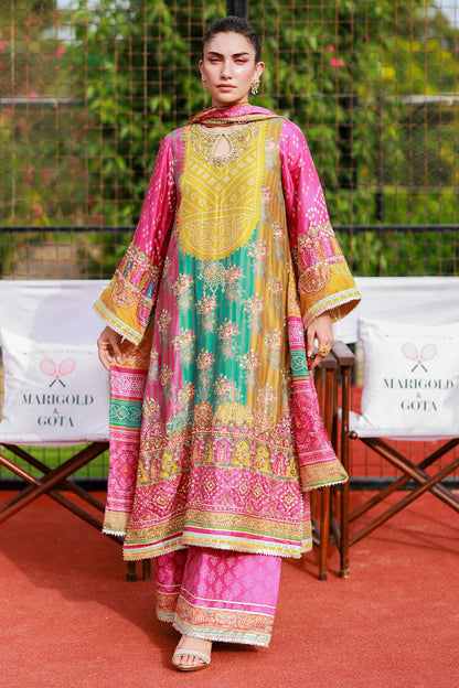 Ansab Jehangir Studio Luxury Lawn Collection - Elif Hyderabadi Multi