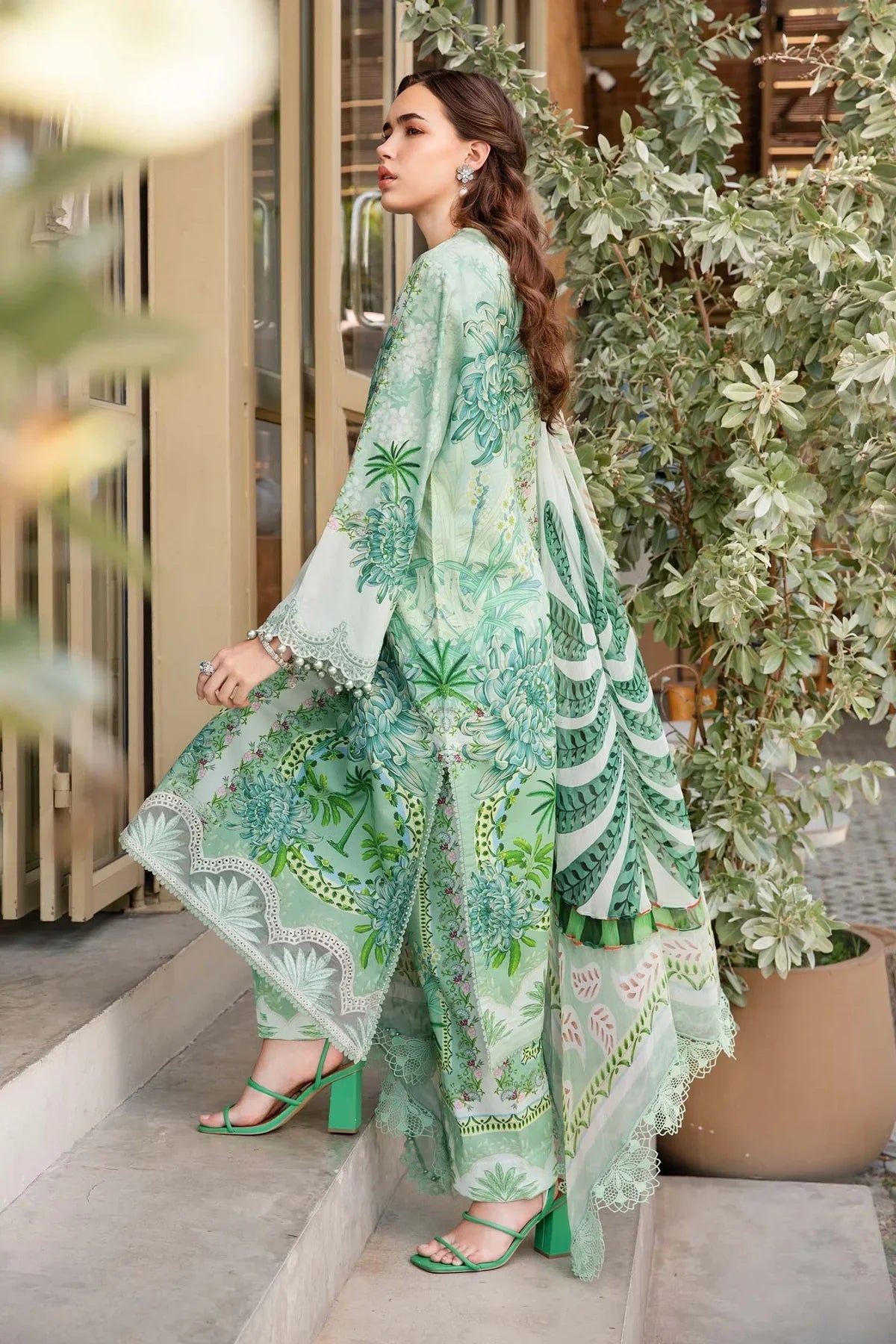 Maria.B Mprints 2025 Pure Lawn Collection -14 A