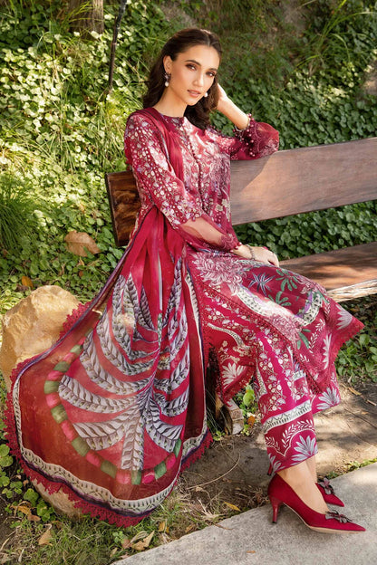 Maria.B Mprints 2025 Pure Lawn Collection -14 B