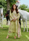 Elaf Embroidered Chikankari Luxury Lawn Collection- Apple Green