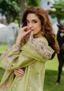 Elaf Embroidered Chikankari Luxury Lawn Collection- Apple Green