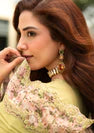 Elaf Embroidered Chikankari Luxury Lawn Collection- Apple Green