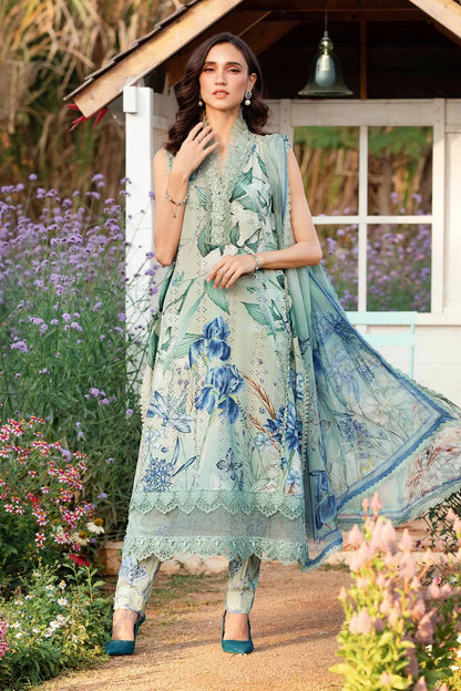 Maria.B Mprints 2025 Pure Lawn Collection - 2B