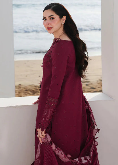 Qalamkar Sahil Luxury Lawn Chikankari Collection - SA-14 NELAM