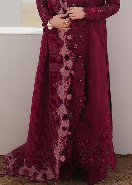 Qalamkar Sahil Luxury Lawn Chikankari Collection - SA-14 NELAM