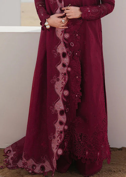 Qalamkar Sahil Luxury Lawn Chikankari Collection - SA-14 NELAM