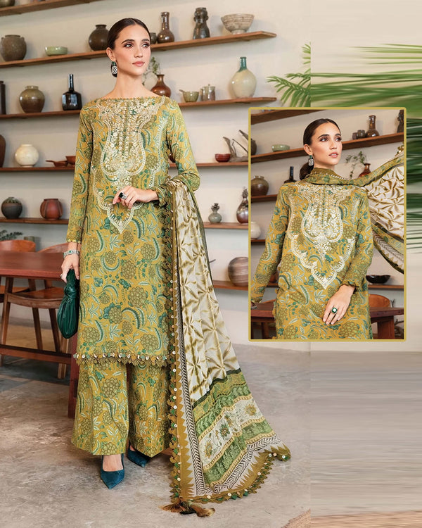 Maria.B Mprints 2025 Pure Lawn Collection - 13-B