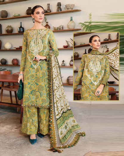 Maria.B Mprints 2025 Pure Lawn Collection - 13-B