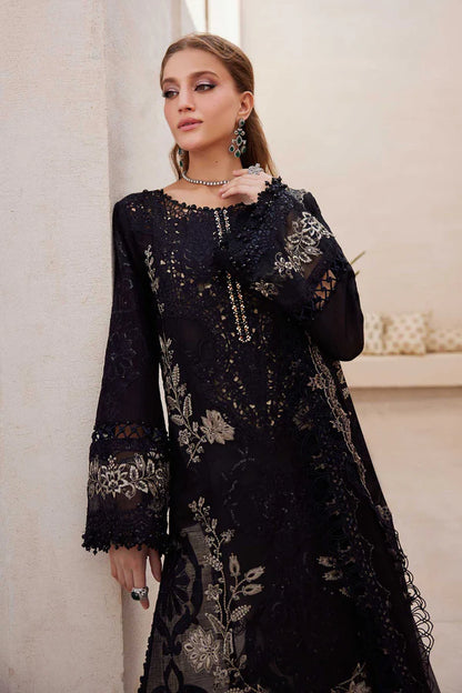Maria.B 3 Piece Unstitched Embroidered Paper Cotton Suit