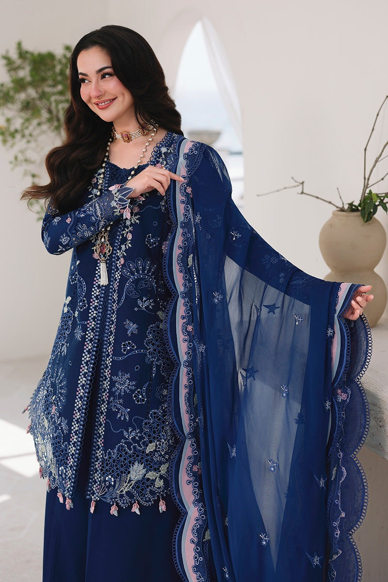 Qalamkar Sahil Luxury Lawn Chikankari Collection- SA-16 ESMA