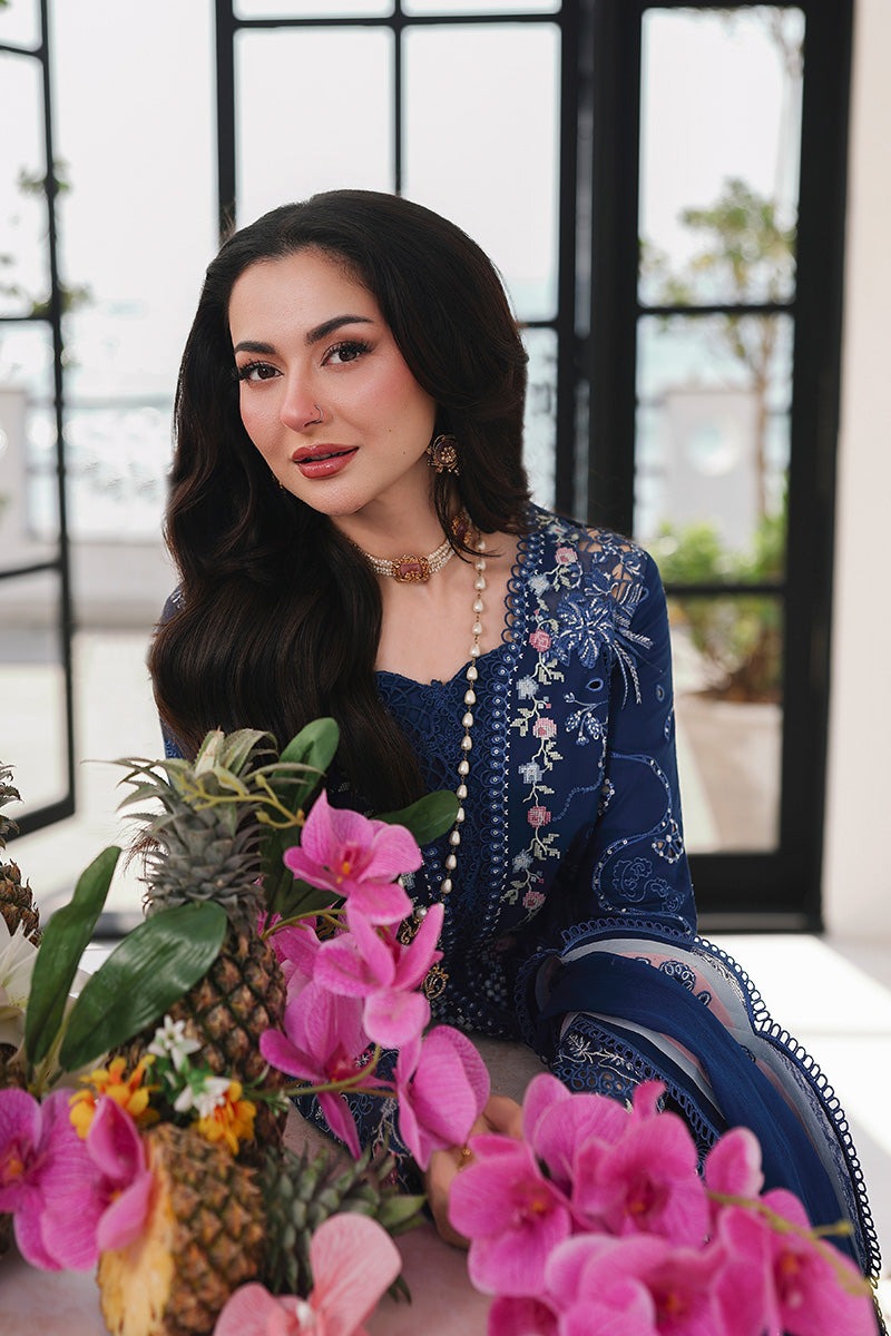 Qalamkar Sahil Luxury Lawn Chikankari Collection- SA-16 ESMA