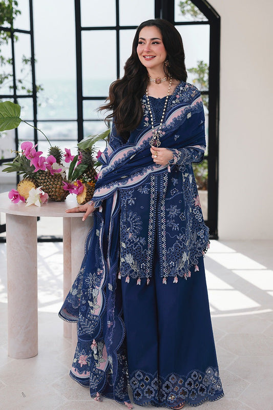 Qalamkar Sahil Luxury Lawn Chikankari Collection- SA-16 ESMA