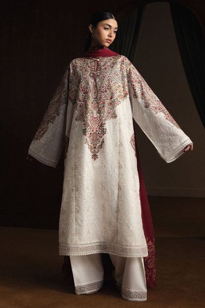 Zara Shahjahan SATORI Premium Luxury Lawn Chikankari Collection - HIKARI-D7 Best Seller..!