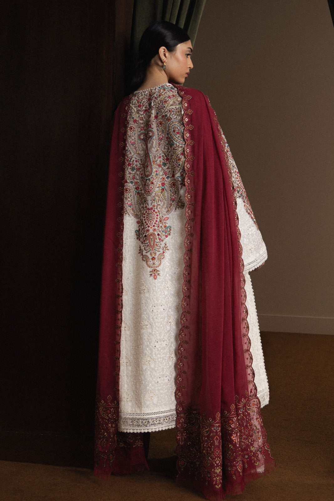 Zara Shahjahan SATORI Premium Luxury Lawn Chikankari Collection - HIKARI-D7 Best Seller..!