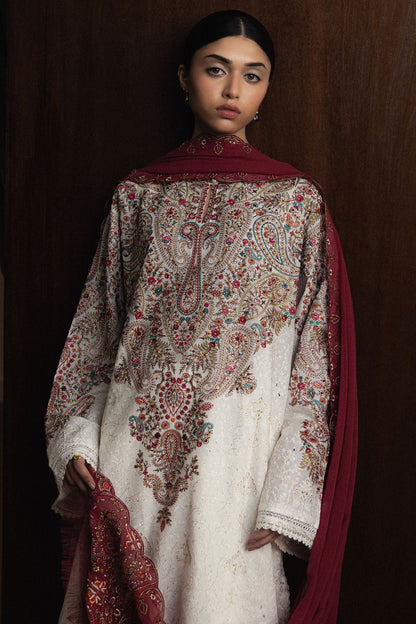 Zara Shahjahan SATORI Premium Luxury Lawn Chikankari Collection - HIKARI-D7 Best Seller..!