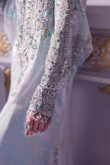 Maria.B Mbroidered Luxury Formals Wedding Chiffon Collection - LILAC