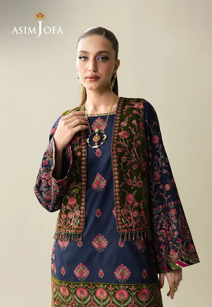 ASIMJOFA Embroidered Unstitched