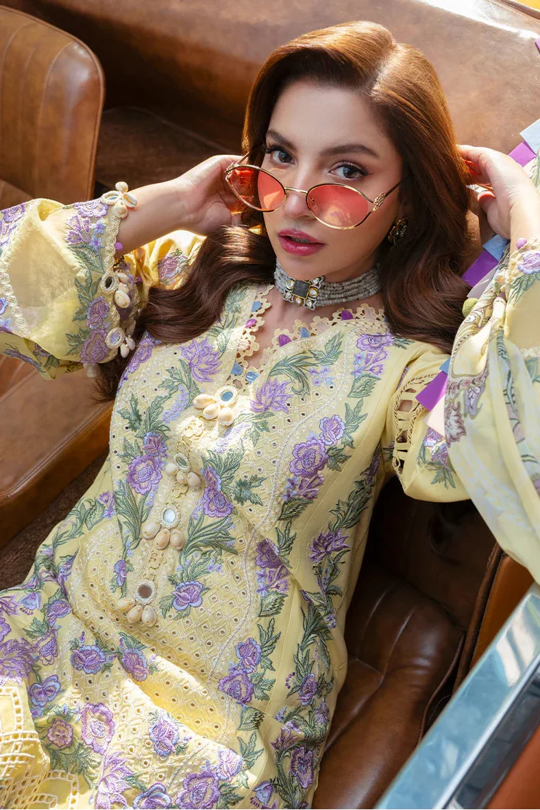 JADE - 3PC LAWN CHIKANKAARI EMBROIDERED