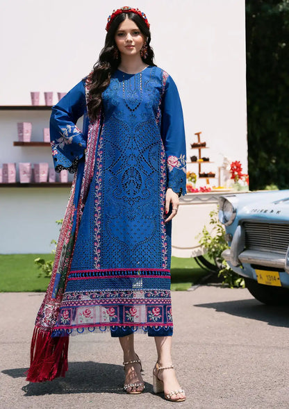 Bin Ilyas Royal Blue Luxury Lawn Collection