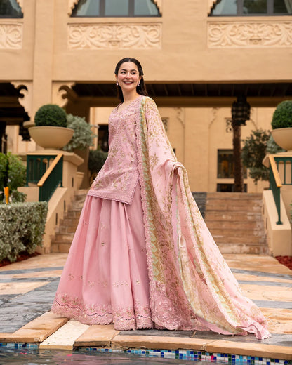 FAIZA SAQLAIN Embroidered Luxury Lawn