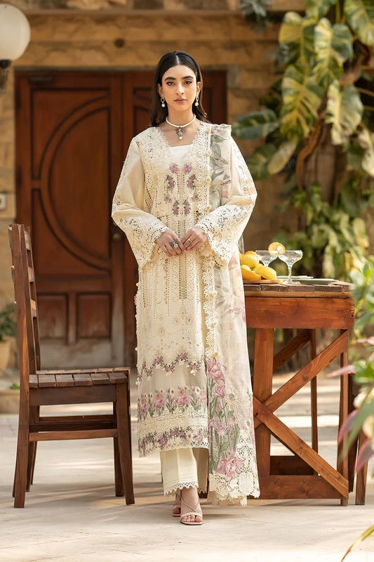 ELAF NEW OFF-WHITE CHIKANKARI LUXURY LAWN COLLECTION