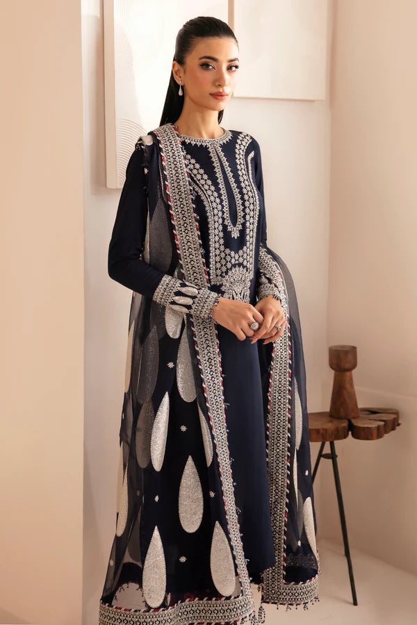 Jazmin Blue Formal Raw Silk Collection