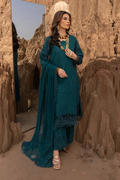 Rang Rasiya Zinc Blue Luxury Formal Lawn Collection