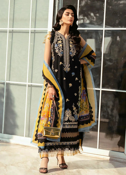 Bin Ilyas Embroidered Lawn Suits Unstitched 3 Piece