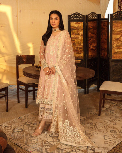 Faiza Saqlain Lawn Embroidered 3 Piece