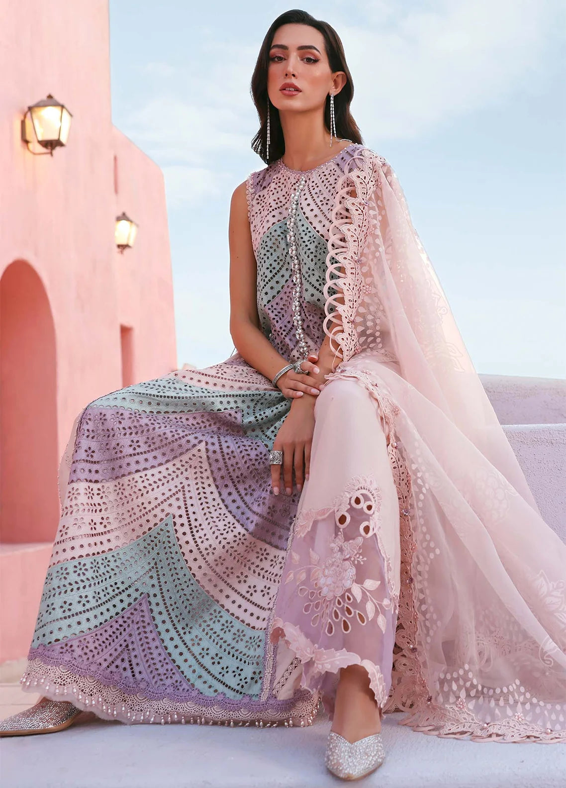 Maria B Unstitched Embroidered Luxury