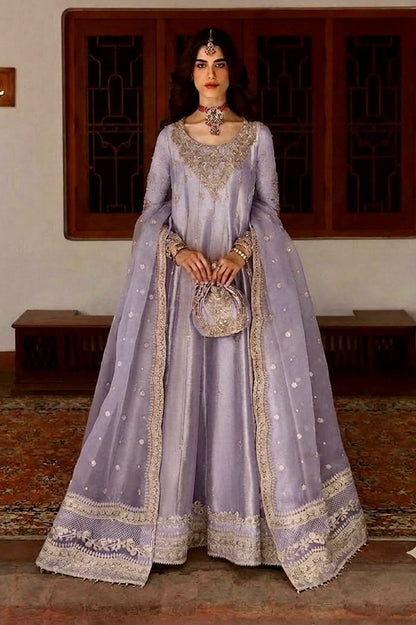 Faiza Saqlain Purple Bridal Collection Maysori Maxi