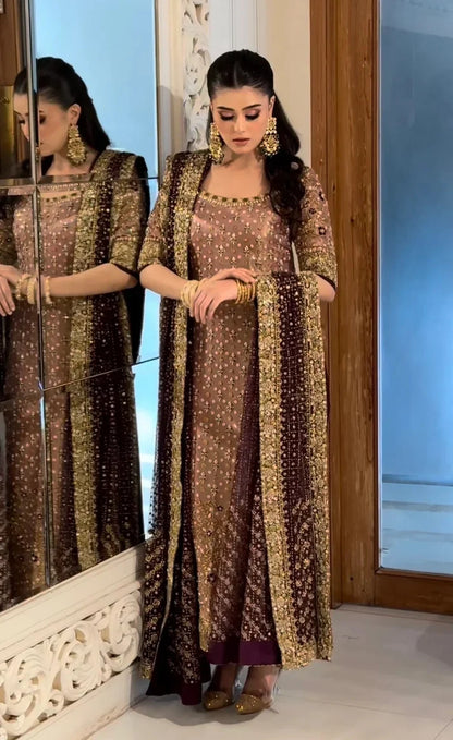 Haris Shakeel Pink Bridal Collection Maysori