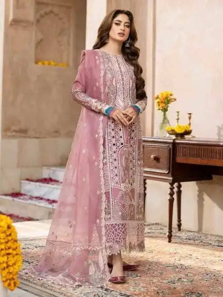 Bin Ilyas Luxury Lawn Embroidered 3 Pc Unstithced Collection
