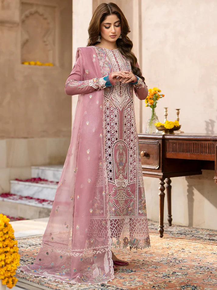 Bin Ilyas Luxury Lawn Embroidered 3 Pc Unstithced Collection