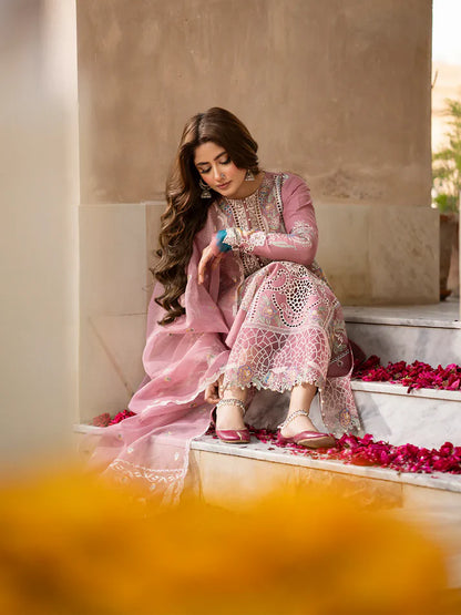 Bin Ilyas Luxury Lawn Embroidered 3 Pc Unstithced Collection