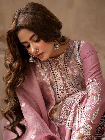 Bin Ilyas Luxury Lawn Embroidered 3 Pc Unstithced Collection