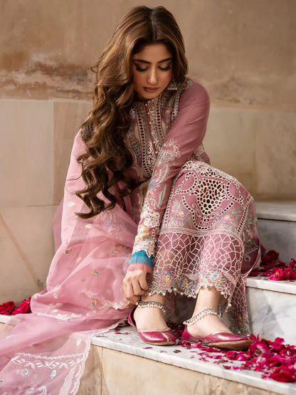 Bin Ilyas Luxury Lawn Embroidered 3 Pc Unstithced Collection