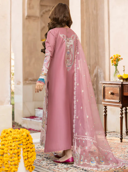 Bin Ilyas Luxury Lawn Embroidered 3 Pc Unstithced Collection