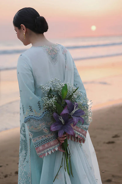Qalamkar Sahil Luxury Lawn Chikankari Collection- SA-05 AYRA